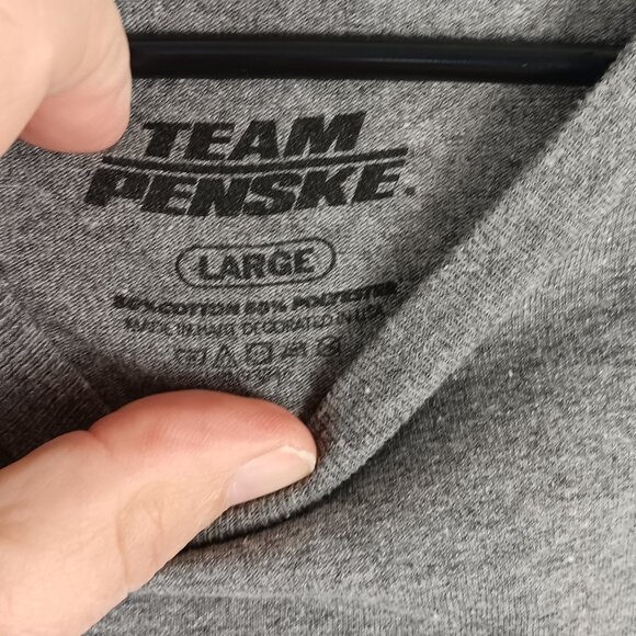 Team Penske Racing Men's Gray Size L. Austin Cendric Autograph - Picture 4 of 9